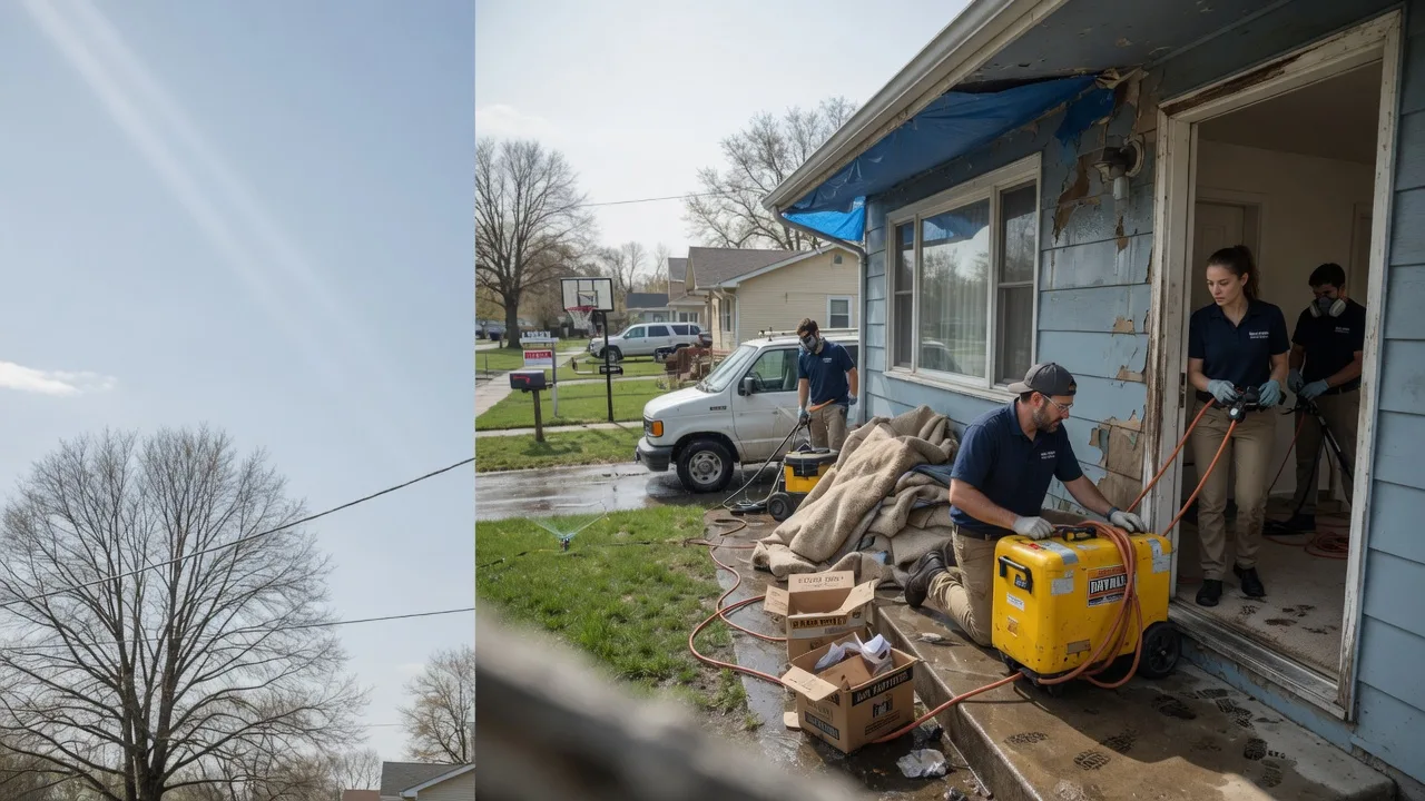 Basement Flood Cleanup in Rush, NY near me